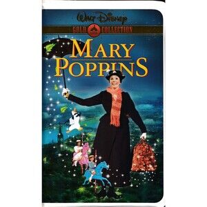 Mary Poppins (1964) Disney Gold Classic Collection VHS Rare NTSC Clamshell